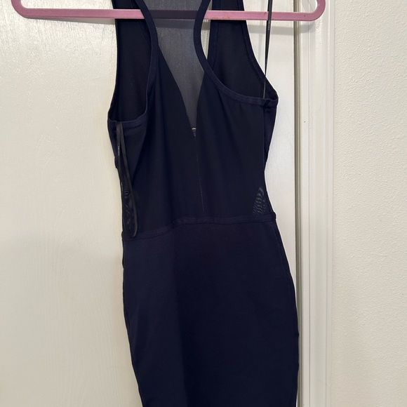 Navy Forever 31 mesh insert mini dress - Picture 2 of 2